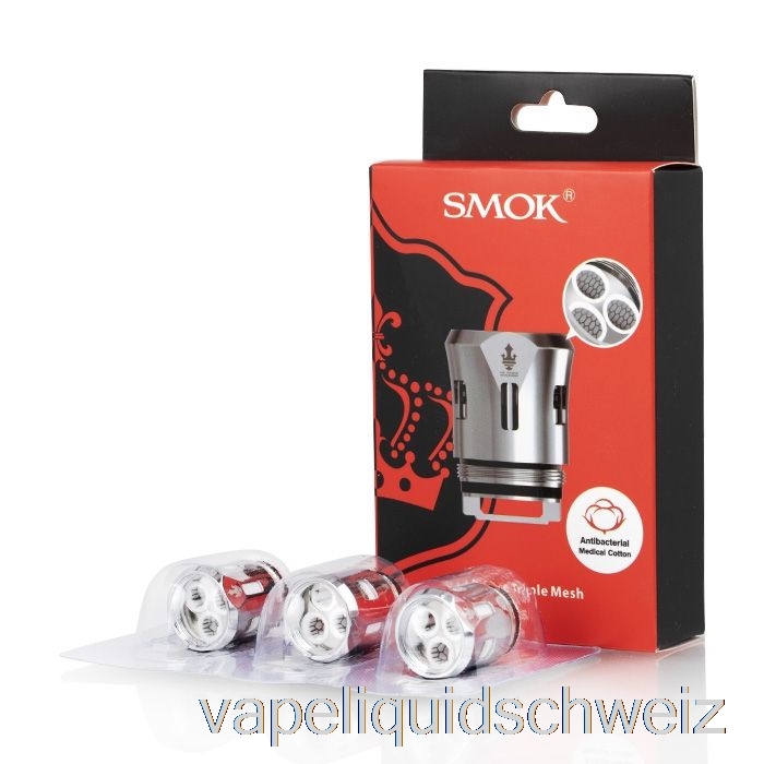 Smok TFV12 Prince Ersatzspulen 0,15 Ohm V12 Prince Mesh Spulen Vape Liquid E-Liquid Schweiz